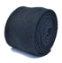 plain dark blue textured tie in 100% cotton